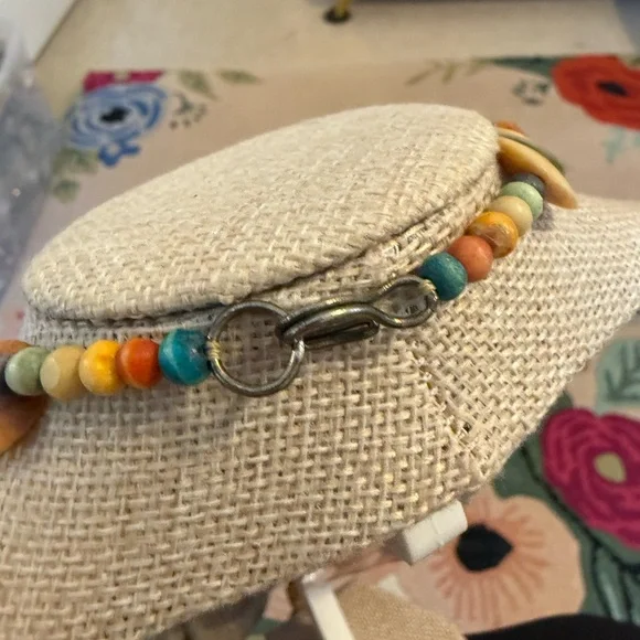 Handcrafted Multicolor Beaded Necklace - Picture 5 of 6